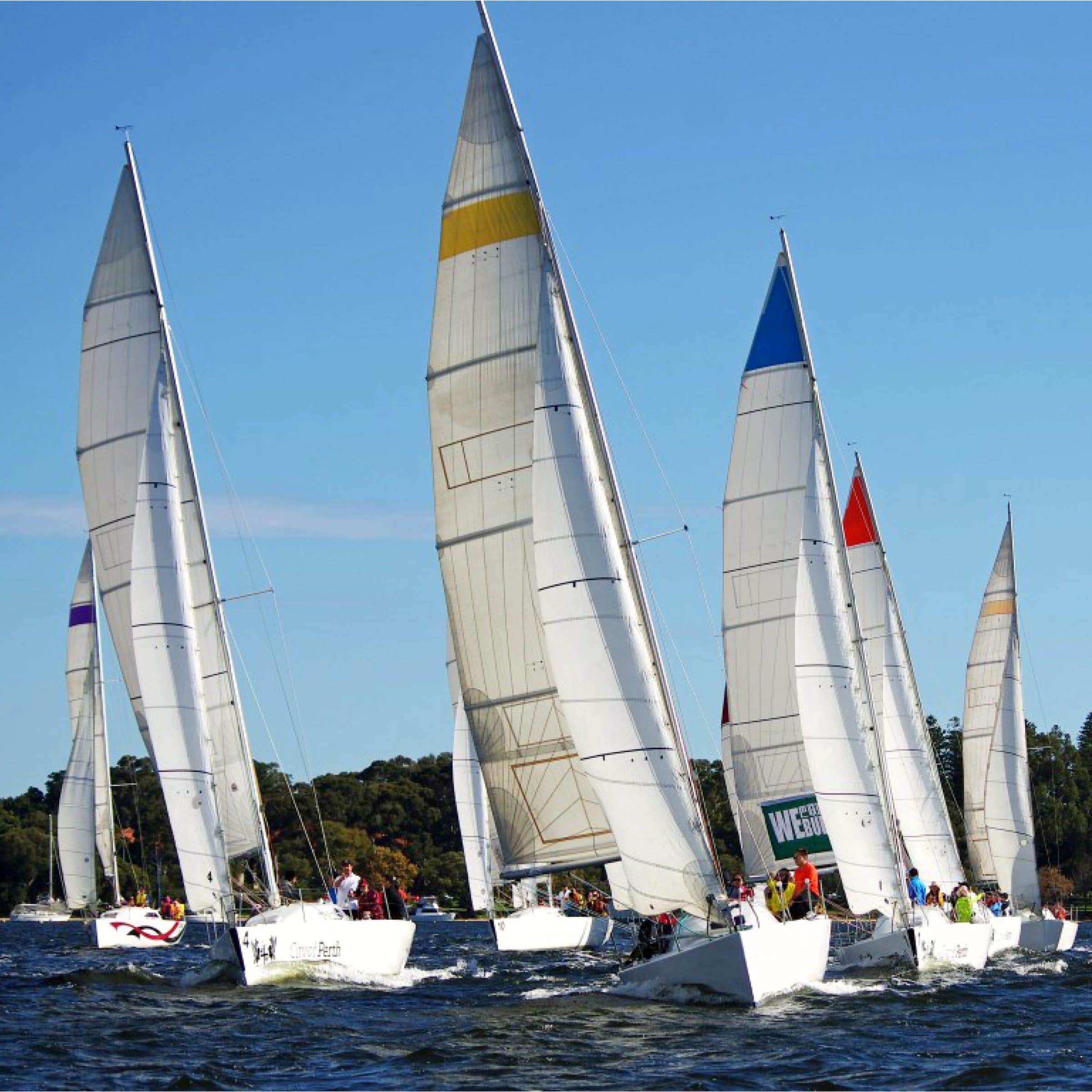 corporate sailing boats on the swan river swan river sailing charter on yachts in perth
