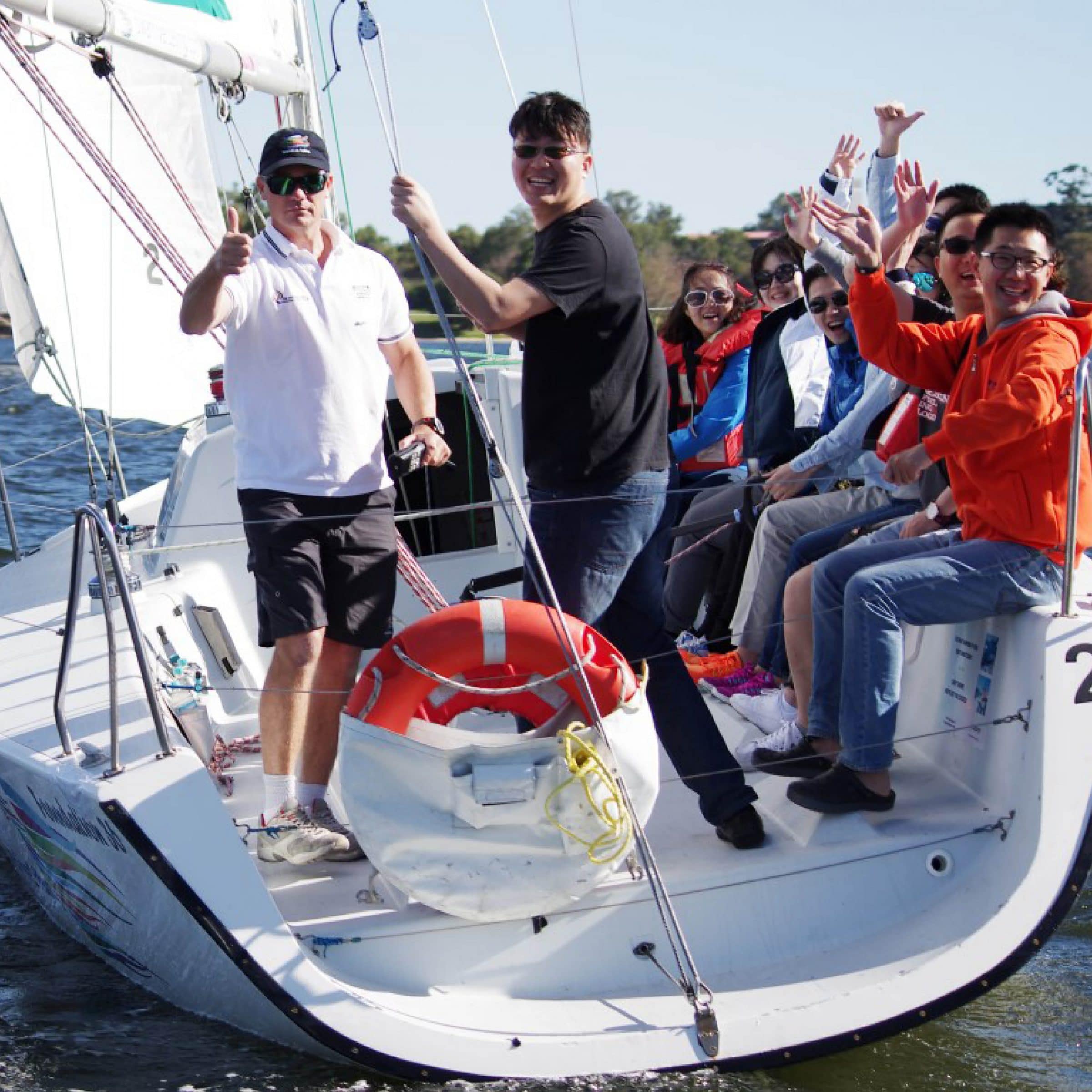 corporate sailing corporate sailing charter with swan river sailing in perth
